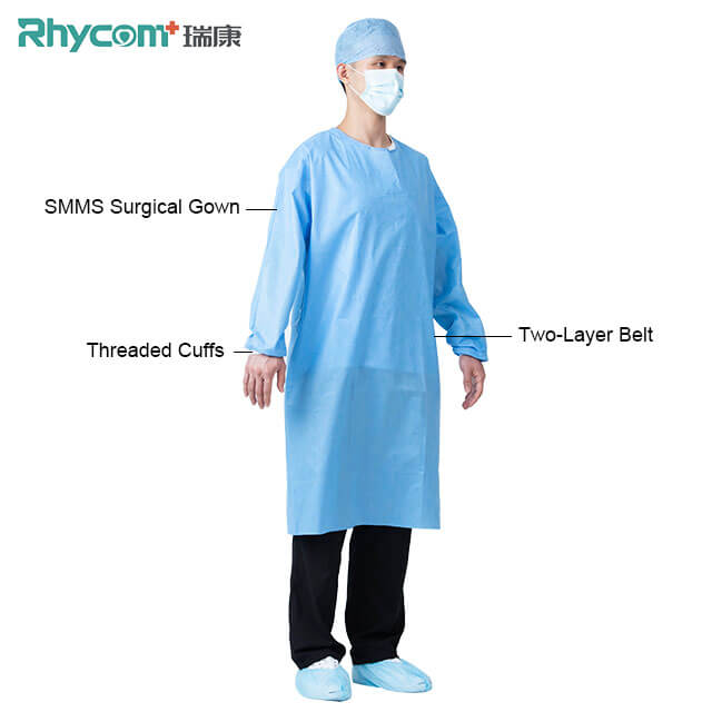 Rhycomme LEVEL 2 SMS Disposable Surgical Gowns Suppliers