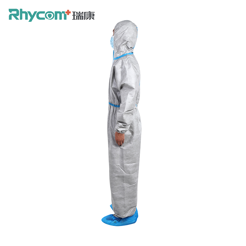 Rhycomme graphene disposable antimicrobial ppe medical protective coverall
