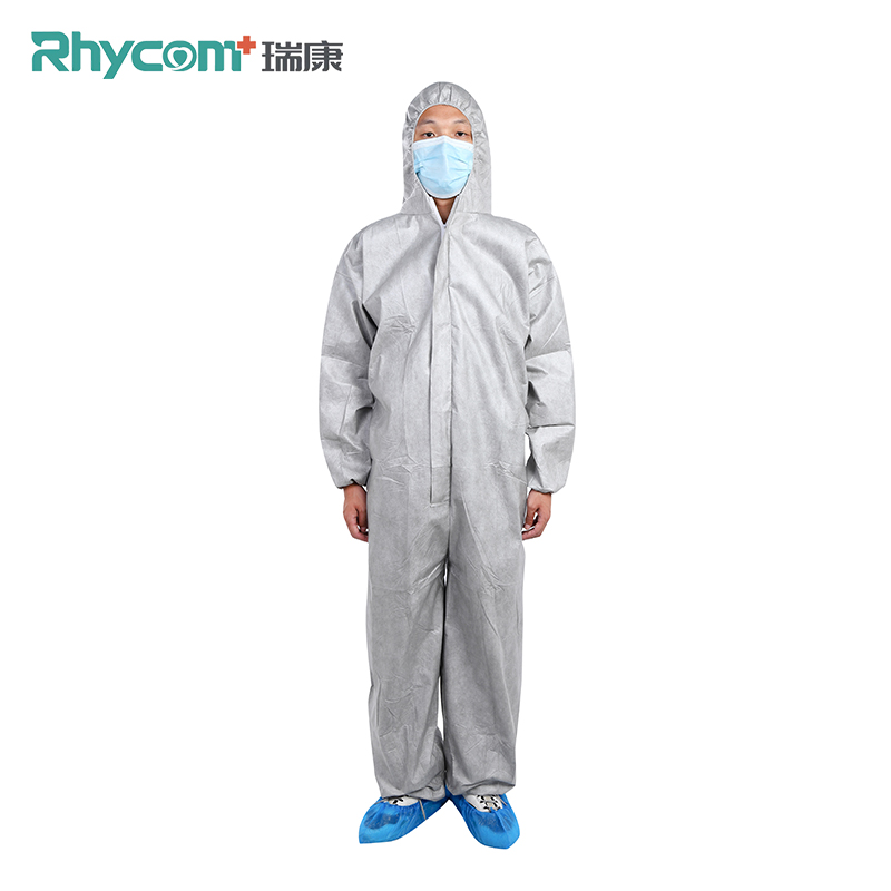 Rhycomme antibacterial graphene aami level 3 medical disposable coverall manufacturer
