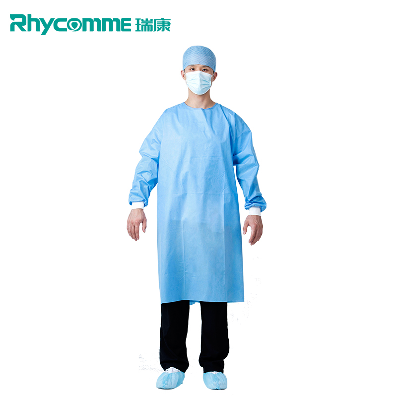 Rhycomme EN13795 25G 35G Waterproof LEVEL 2 Sterile Surgical Gowns Suppliers
