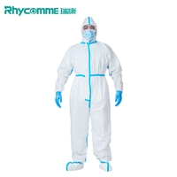 Rhycomme Type 5&6 Disposable Medical Coverall Suit With Tape