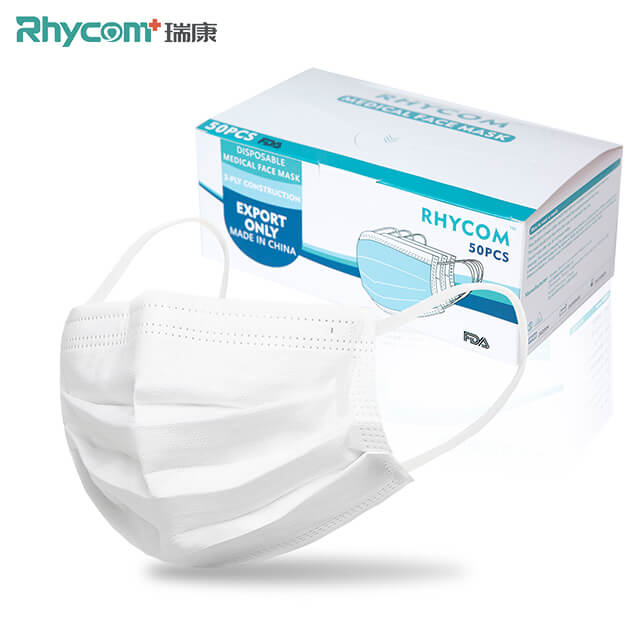 Rhycomme CE Medical 3 Ply Disposable Face Mask