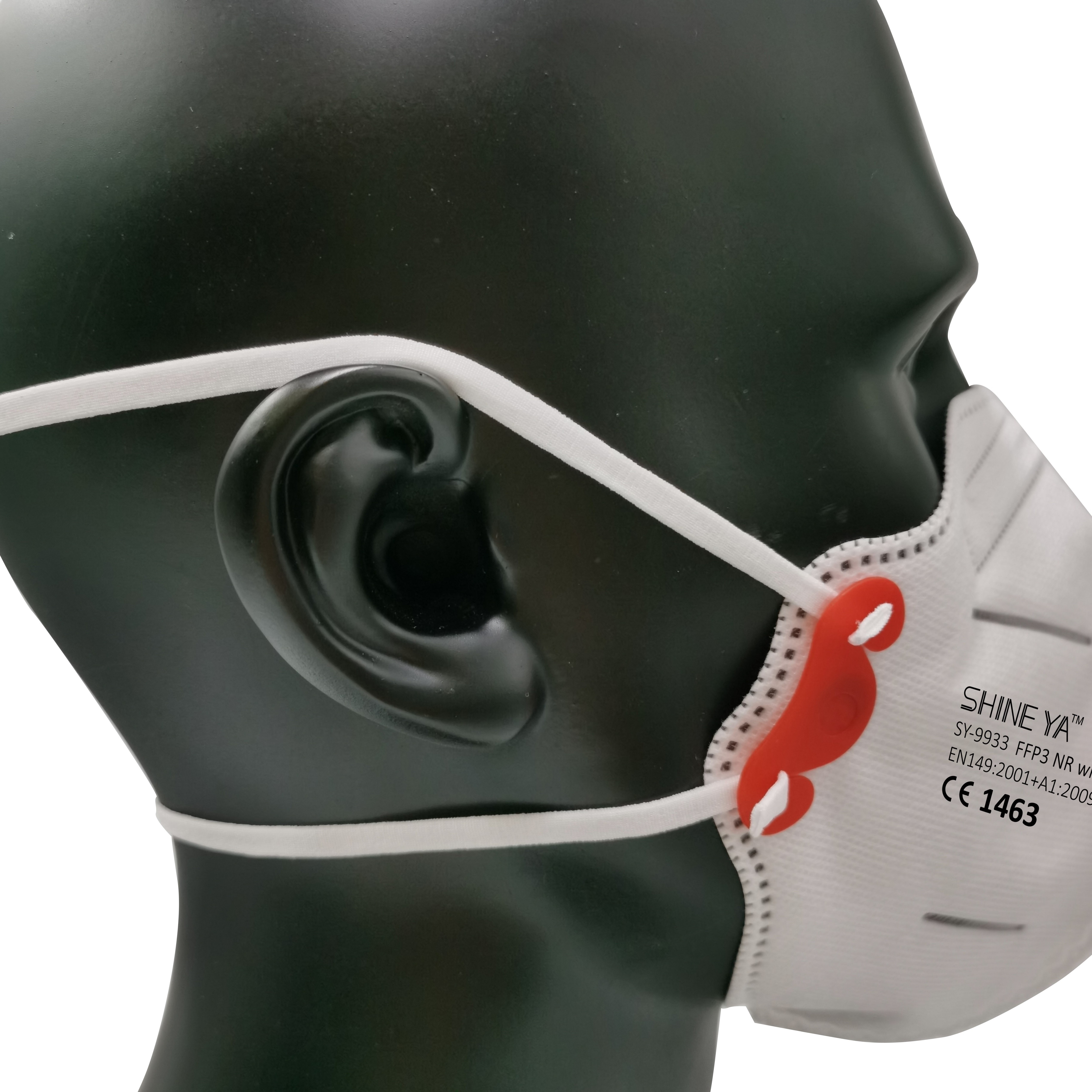 Rhycomme EU Whitelist PM2.5 EN149 CE P3 FFP3 NR Particulate Masks Masques Maschera With Valve