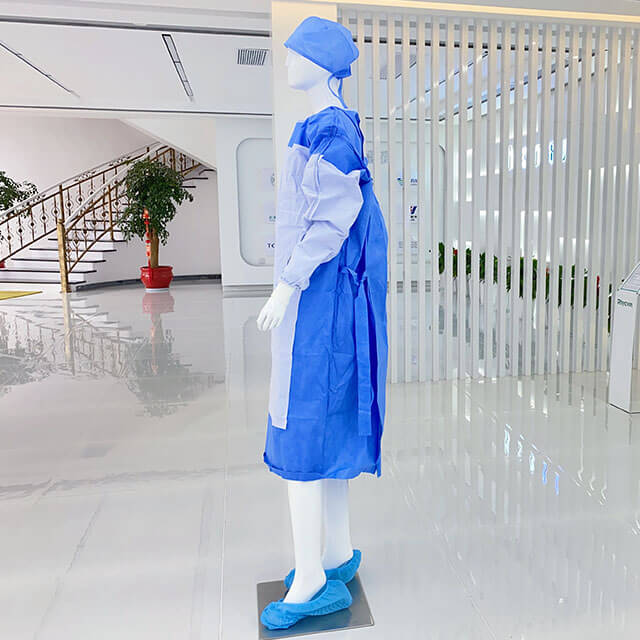 Rhycomme LEVEL 3 Waterproof Reinforced Long Medical Surgical Gown