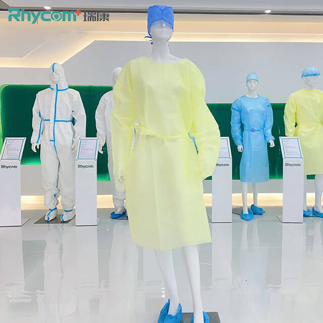Rhycomme Level 2 SMS Yellow Isolation Gown Covers