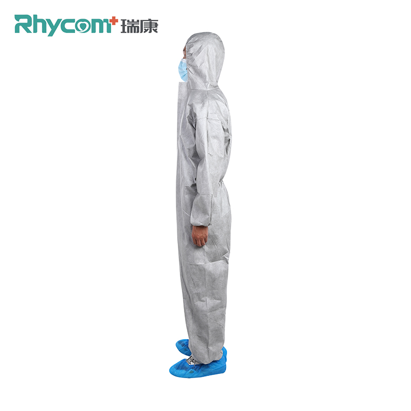 Rhycomme antibacterial graphene aami level 3 medical disposable coverall manufacturer