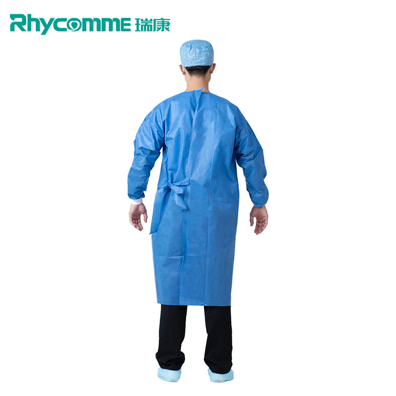 Rhycomme FDA 50g LEVEL 3 SMS Heat Sealing Disposable Surgical Gown
